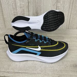 Nike Zoom Fly 4 Men’s Sz 9 Running Shoes Black Chlorine Blue Comfort CT2392-003